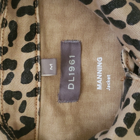 DL1961 LEOPARD PATTERN JEANS GIRLS JACKET - Picture 4 of 9